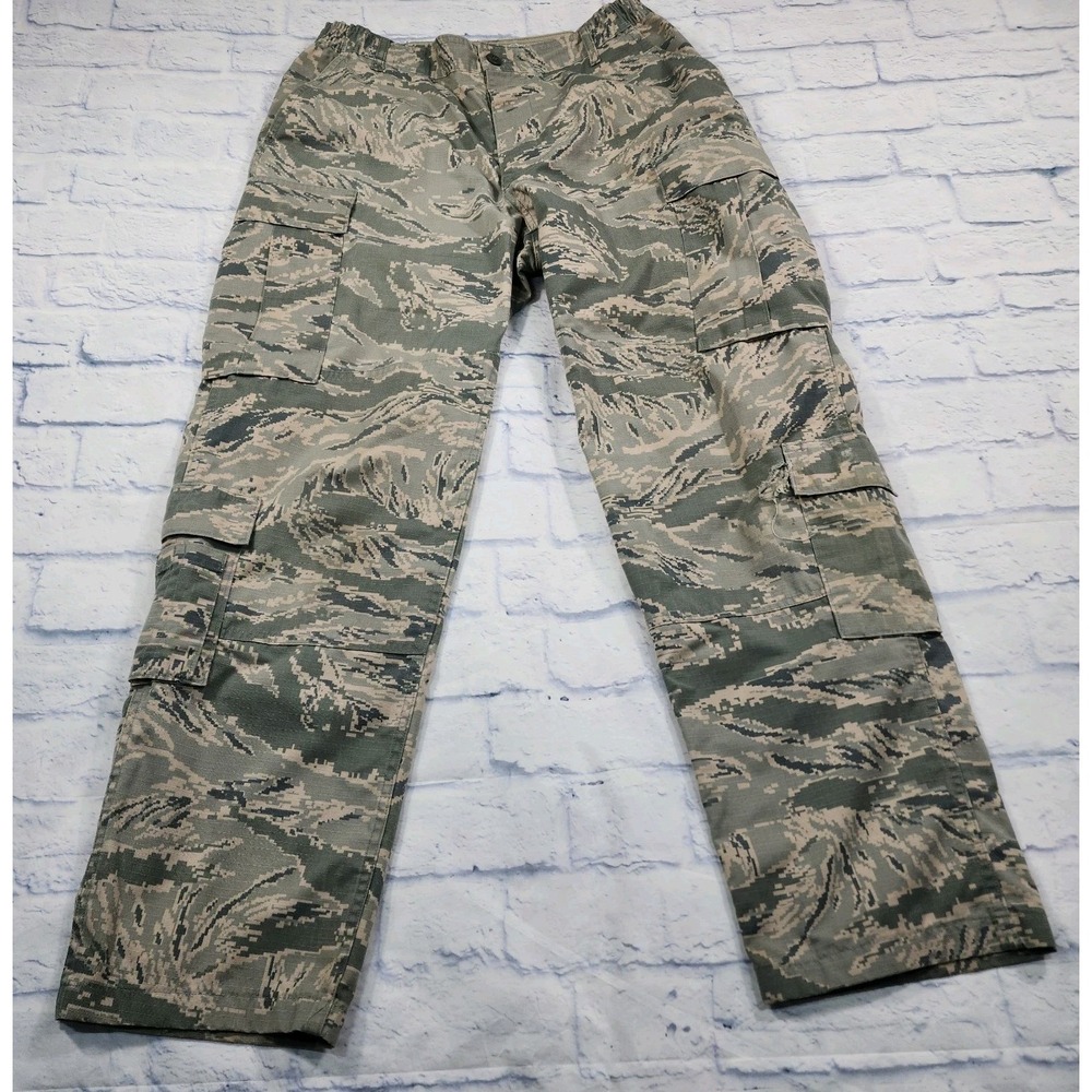 US Air Force USAF MENS 32X32 Utility Trousers Camo Cargo Pants Camouflage